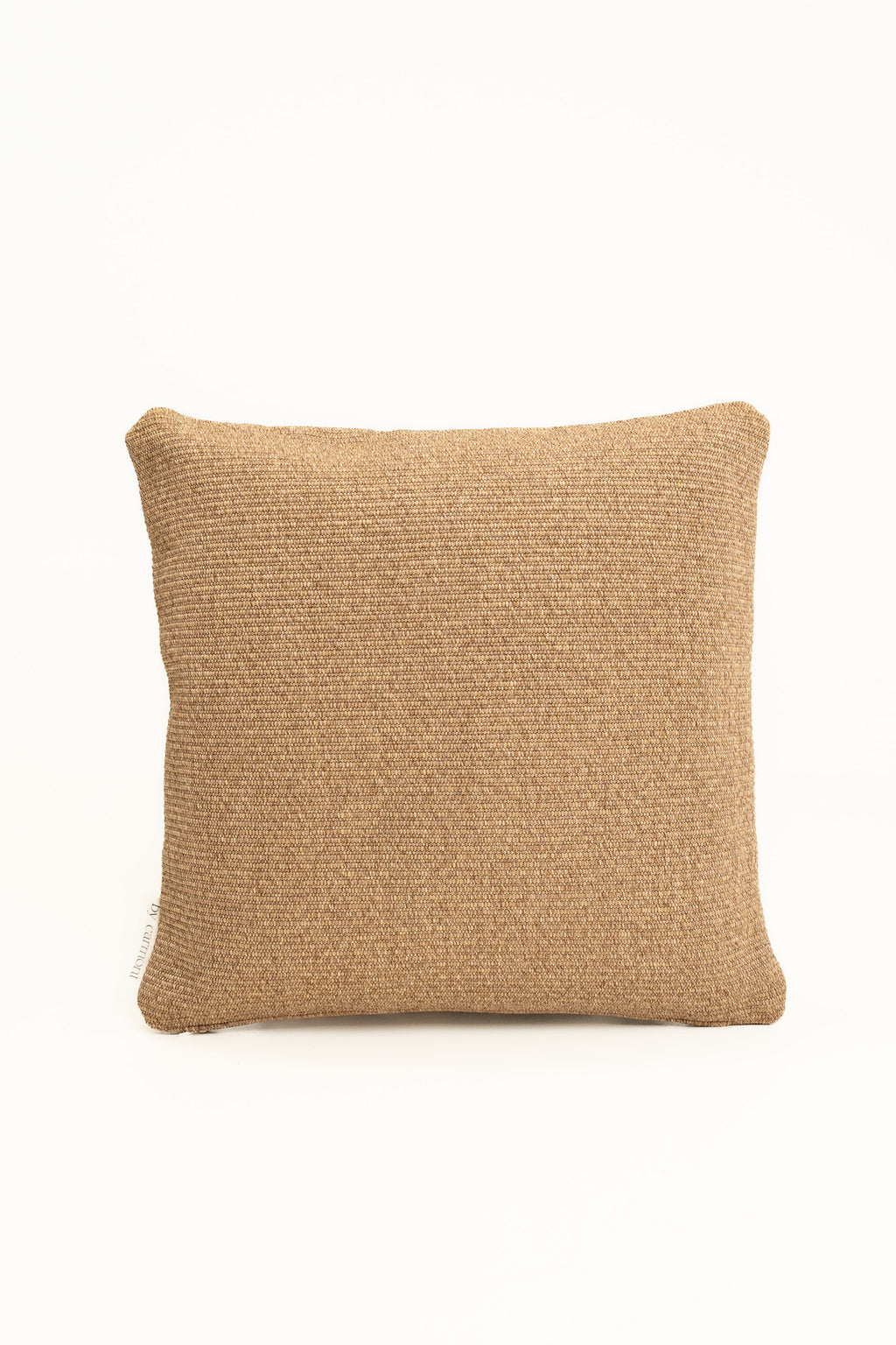 By Carmont Wren cushion cover in Natural, plumped front view on a white background