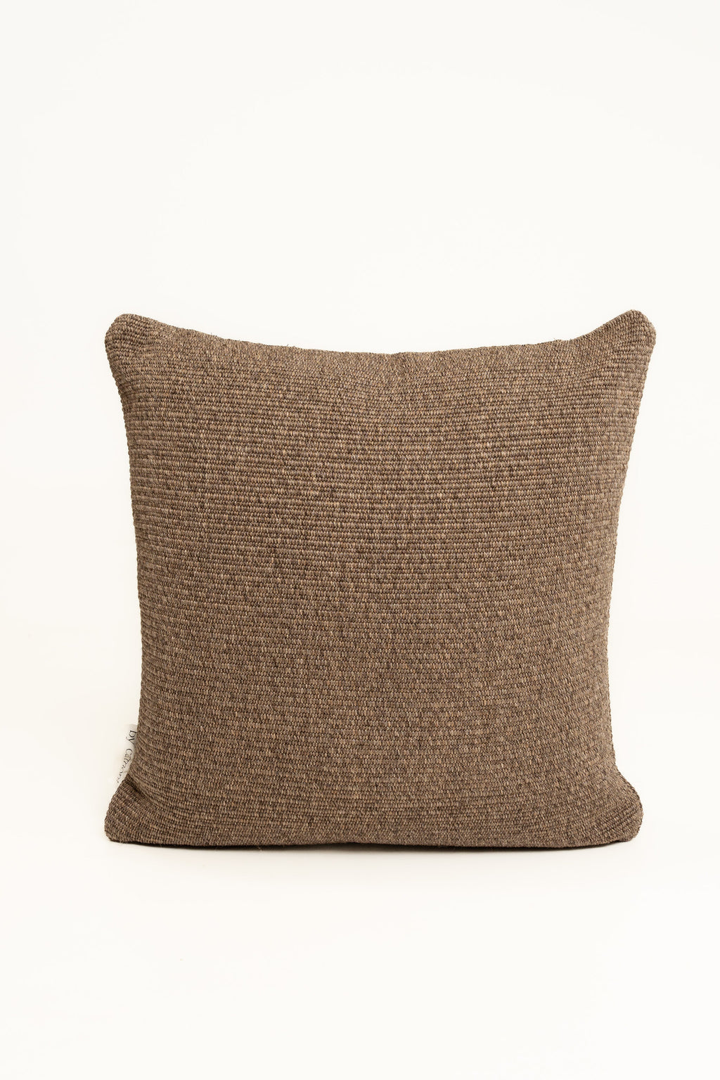 By Carmont Wren cushion cover in Topaz, plumped front view on a white background