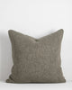 The Baya 'Cyprian Sage' green textural cushion in large Euro size