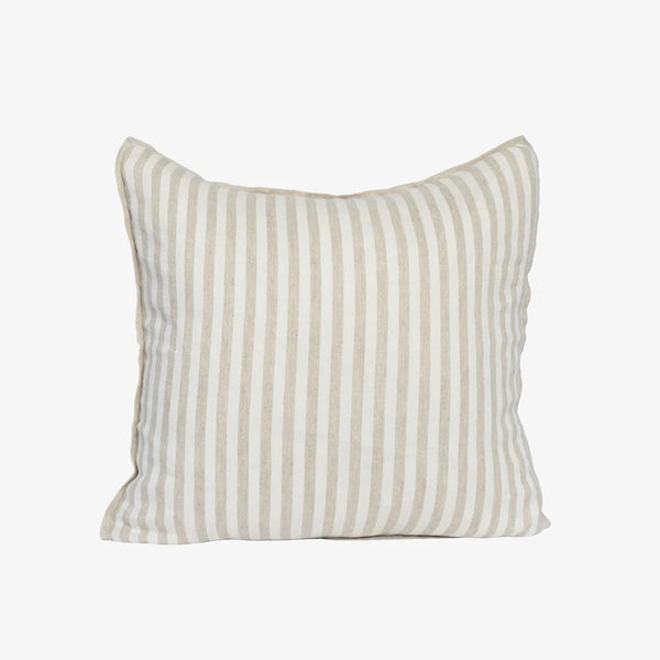 Eadie Lifestyle Drift cushion in White/Natural, 50 x 50cm square, shown front on