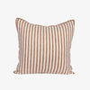 Eadie Lifestyle Drift cushion in White/Nutmeg, 50 x 50cm square, shown front on