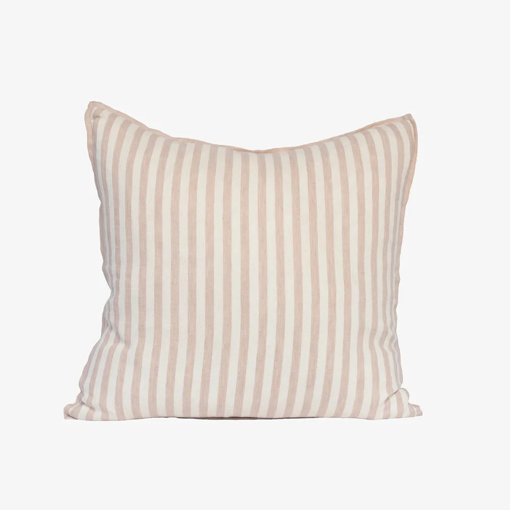 Eadie Lifestyle Drift cushion in White/Soft Musk, 50 x 50cm square, shown front on
