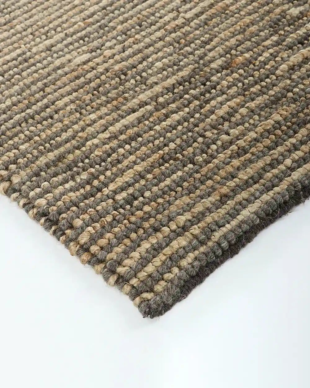 Baya Lima Floor Rug - Smoke/Natural | Jute and Wool Blend– Ink & Brayer ...