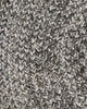 Detailed view of the weave of Mornington outdoor rug by Baya NZ in Dark Pebble. 