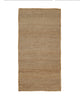Weave Home Ivano jute doormat in Wheat, shown flat on a plain background.