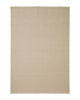 Weave Home Jacqueline wool rug in Cashew on a plain background, shown flat with fringed ends